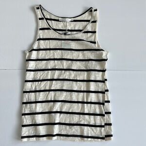 NWT Double Zero Striped‎ Tank Top Sz SM